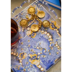 Kappa Kappa Gamma Acrylic Scalloped Tray
