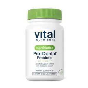 Hyperbiotics Vital Nutrients Pro Dental Probiotic | Clinically Studied BLIS K12 and M18 | Oral Probiotics for Bad Breath Treatment for Adults | Oral Health for Teeth and Gums