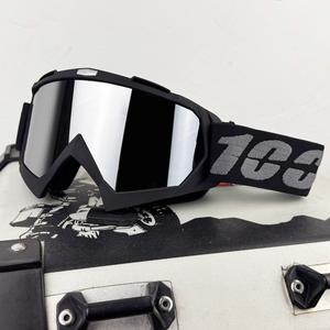 1pcs New Motorcycle Goggles Protective Gear - Polycarbonate Lens Anti-Fog Wind Dust Shockproof - Universal Helmet Compatibility for Dirt Bike ATV Off-Road Street Riding