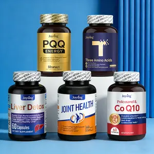 5 Bottles JOYUNG Complete Daily Wellness Collection | Liver, Heart, Joint, Energy & Cellular Health Support | 300 Capsules Total | Balanced Lifestyle Nutrition