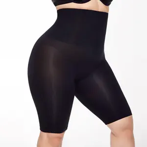 High-Waisted Shaping Bike Shorts for Women, Tummy Control & Butt Lifting, Plus Size Compression Shorts, Lightweight Tight Fit Body Sculpting Activewear