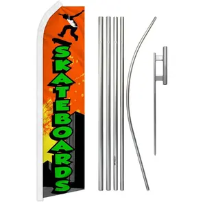 Skateboards Super Flag & Pole Kit