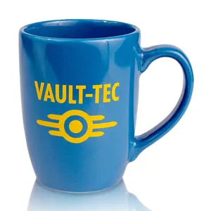 Bones Coffee Company | Vault-Tec Ceramic Coffee Mug 12oz Dishwasher Safe Large Handle Bones Coffee Company | Vault-Tec Ceramic Coffee Mug 12oz Dishwasher Safe Large Handle