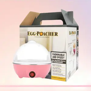 Mini Multifunctional Egg Cooker Auto Shut Off Compact Household Egg Steamer for Daily Breakfast Making