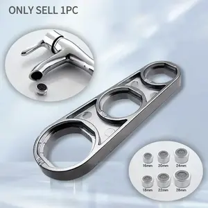 6 in 1 Faucet Wrench Tool Universal Water Outlet Aerator Nozzle Filter Removal Repair Disassembly Spanner Hand Tool
