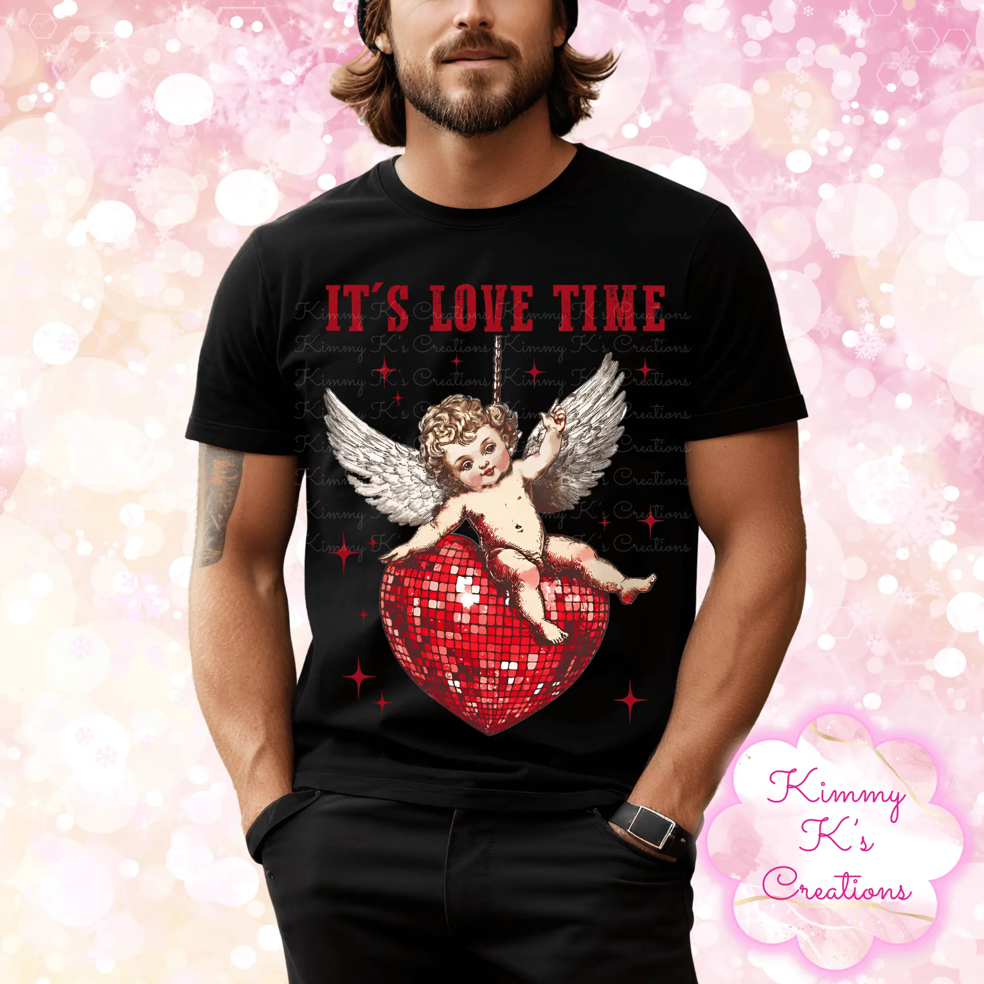 District  Very Important Tee | It's Love Time | Finished T-shirt