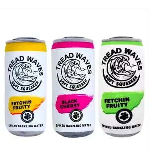 White Claw Dog Toy - Plush & Squeaky