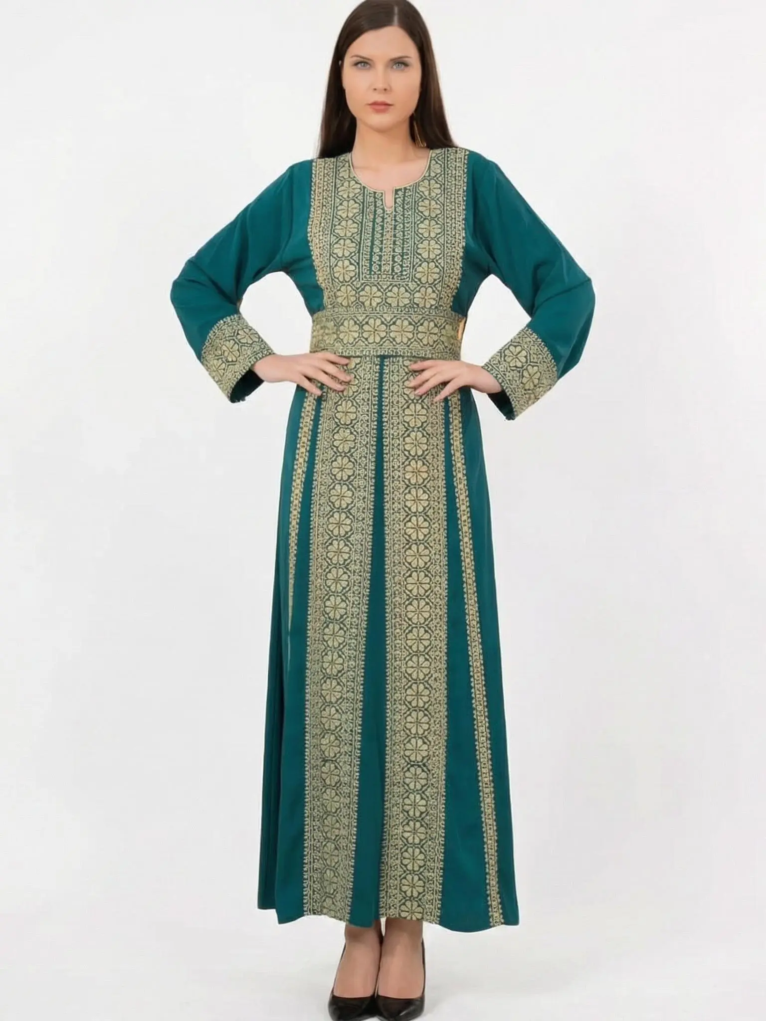 Marwa Thobe - Women's Embroidered Dress, Perfect for Eid Dress, Wedding, Ramadan, Gifts for Her, Abaya, Eid Dresses - TikTok Shop Marwa Thobe - Women's Embroidered Dress, Perfect for Eid Dress, Wedding, Ramadan, Gifts for Her, Abaya, Eid Dresses - TikTok Shop