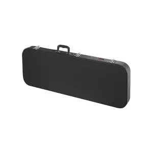 VEVOR ElectricGuitar Hard Case, 43.11 in Rectangular Guitar Hard Case, With Lock Latch Keys Handle, PVC Padding Soft Lining Water-Resistant Hard Shell Guitar Cases, for 39 in Electric Guitars, Black