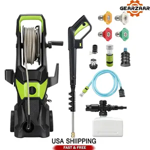 Electric High Pressure Washer 5000PSI 3.2GPM Power Washer With Hose Reel Portabl