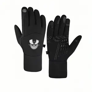 1 pair with Mazinger Z Bubble sHip Hopswinter gloves Winter Thermal Gloves Touch Screen Grippy Palm Outdoor Sports Adults Thick Christmas gifts Modern Warmest Trendy