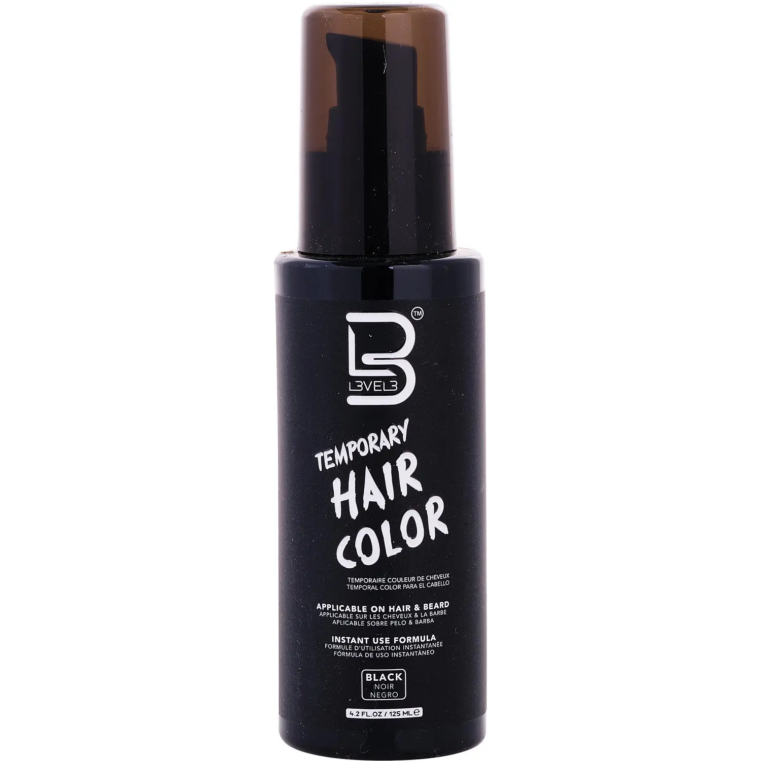 L3vel3 By L3vel3 Temporary Beard Color Black For Men