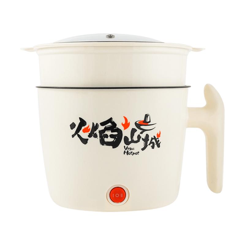 VEGAS HOT POT Samyang Buldak Creamy Cheese Noodles - 5 Pack (650g) with 18cm Electric Hot Pot - Perfect for Korean Food Lovers! 🎉 Instant Spicy