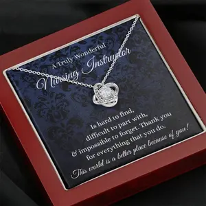 Love Knot, Nursing Instructor For Nursing Instructor Necklace Nursing Instructor Appreciation A Truly Amazing Nursing Instructor