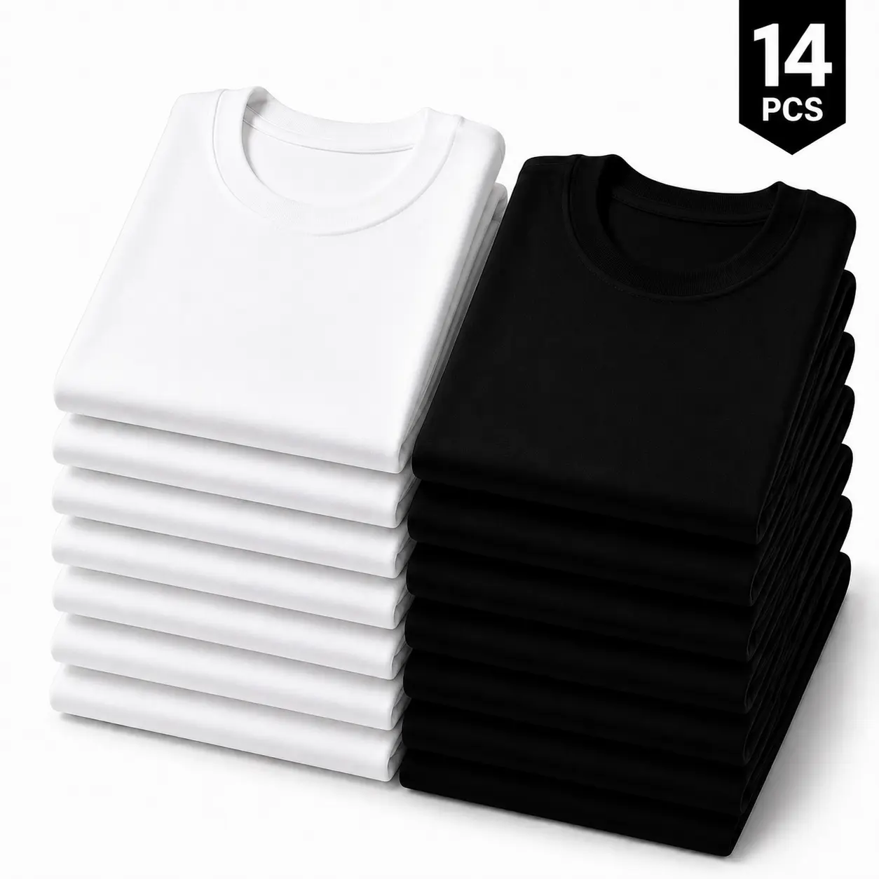 Unisex Classic Plain Cotton Crew Neck Comfy Shortsleeve T-Shirts - Aesthetic Relaxed Fit Basics, Minimalist Layering Tops for Casual Streetwear, Summer Daily Wear, Tshirt, Loose, Oversized, Vintage, Foldable
