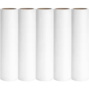 10 inch Mega Lint Roller Refills for Evercare Layers  Design Large Floor Lint Rollers  Stick 10'' Wide Sticky Roller Refills 60 Sheets per Roll 5 Pack Total 300 Sheets