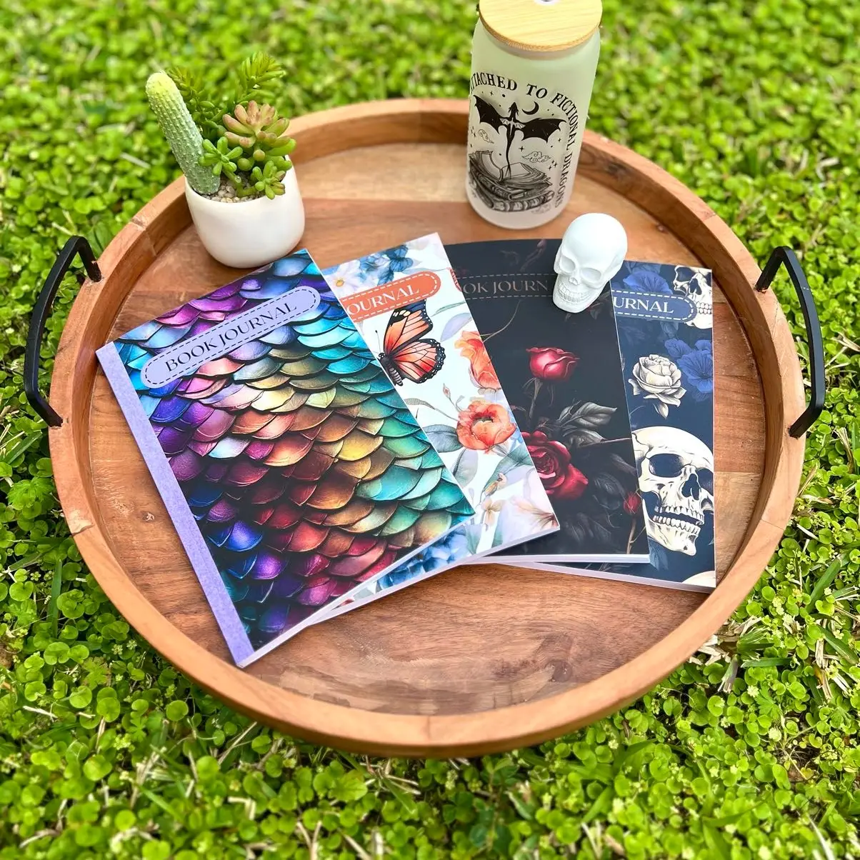 Booktok Book Journal for Book Lovers & Avid Readers - Minimalist Design with over 140 Pages Green Non-Customized Book Accessories