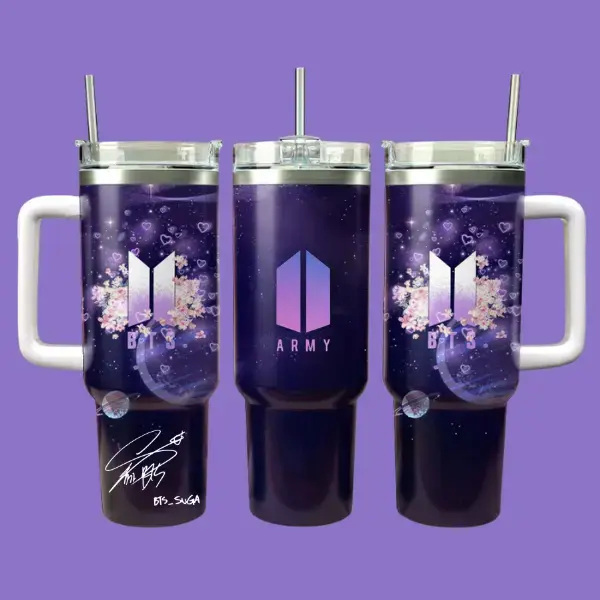 Bangtan Members Kpop 40oz Tumbler, Bangtan Merch, Gift For Kpop Fans