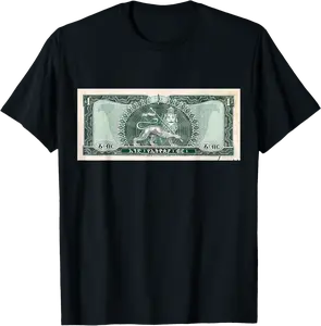 Empire Haile Selassie Moa Anbessa 1 dollar T-Shirt - Rivkafia Shop 90B0DSBNQ81R