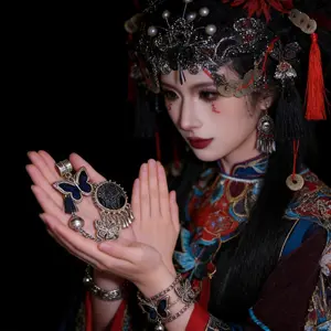 Miao Silver Three-Soul Guard Set • Home Calming & Protective Jewelry