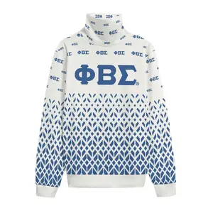 Phi Beta Sigma Turtleneck Knitted Fleece Sweater