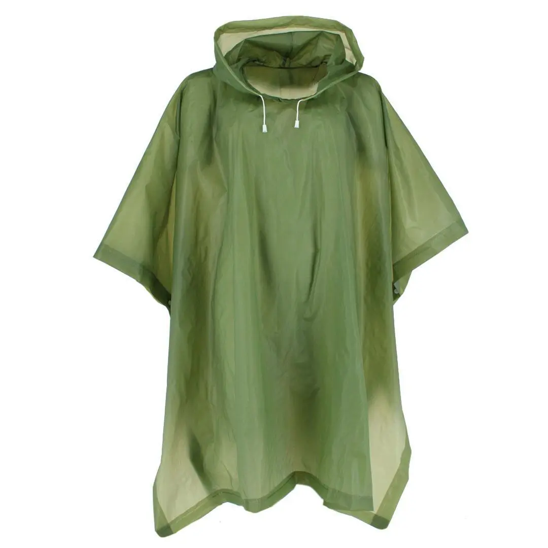 CTM Adult Waterproof Reusable Rain Poncho by Wootie, Ponchos