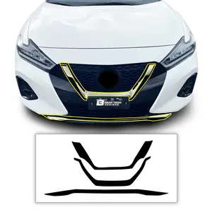 Nissan Maxima 2015-2023 Blackout Chrome Delete Kit - Precut Gloss Black Vinyl Overlays