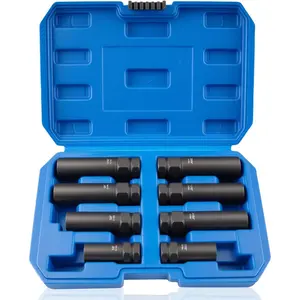 8-Piece Lug Nut Set, 6 Spline & 7 Spline Lug Nut Removal Tool, Locking Wheel Lock Removal Kit for & Wheels, with Organized Case