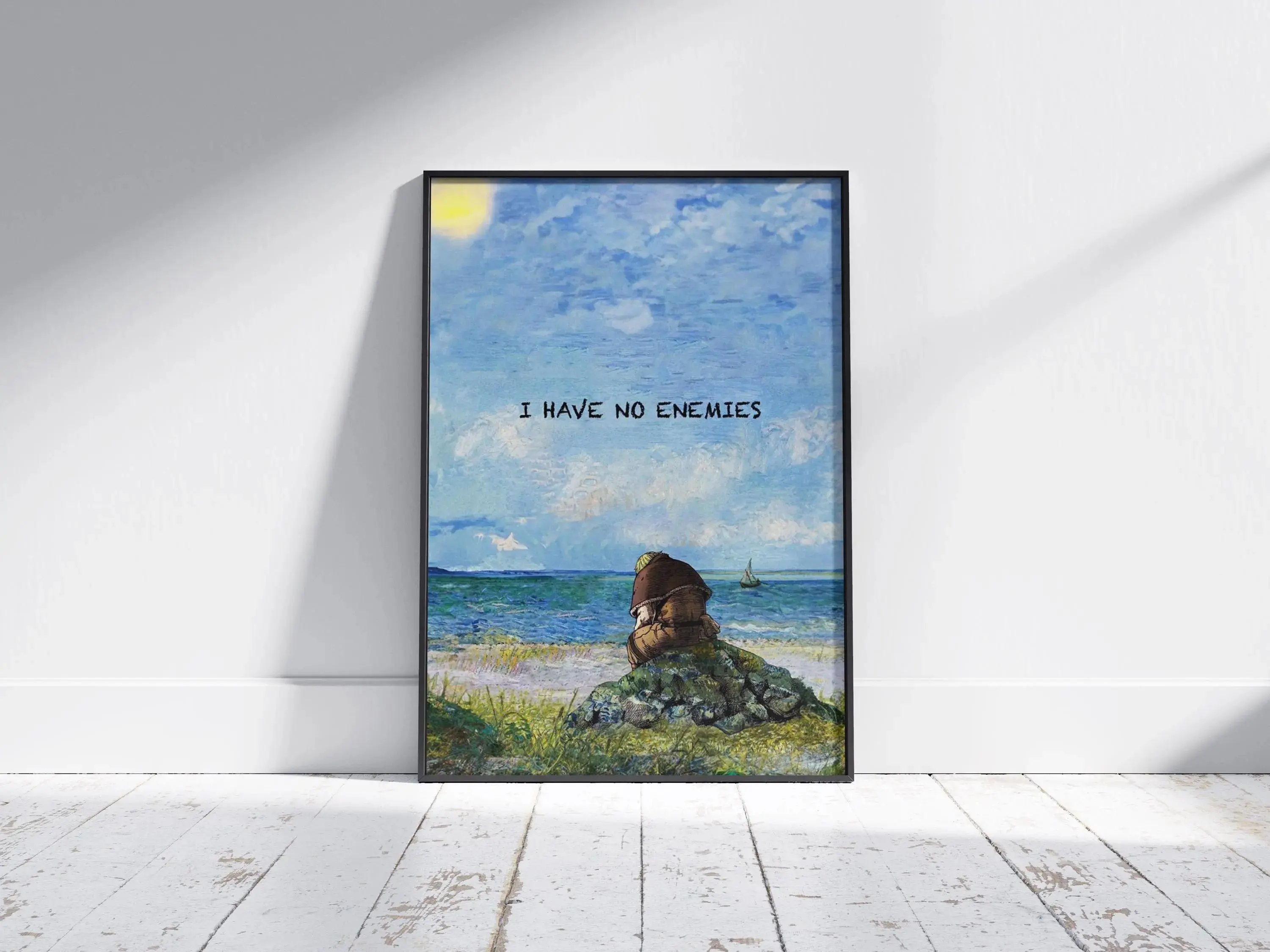 [SALE UP TO 30%] Minimalist Adventure Poster, Retro Nordic-Inspired Wall Art, Viking Style Illustration Print, Anime-Inspired Digital Download, Buy 1 Get 1 Poster