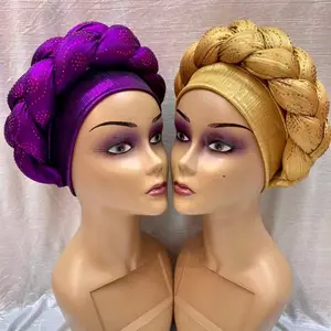 Braided African Turban Auto Headwrap