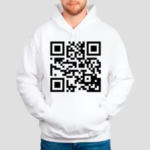 Funny "Fu" Qr Code Men's T Shirt,Funny Saying Shirt, Sarcastic Gift, Gang Joke T Shirts Front Side Printed Tee, Unisex Sweater Pullover Tee