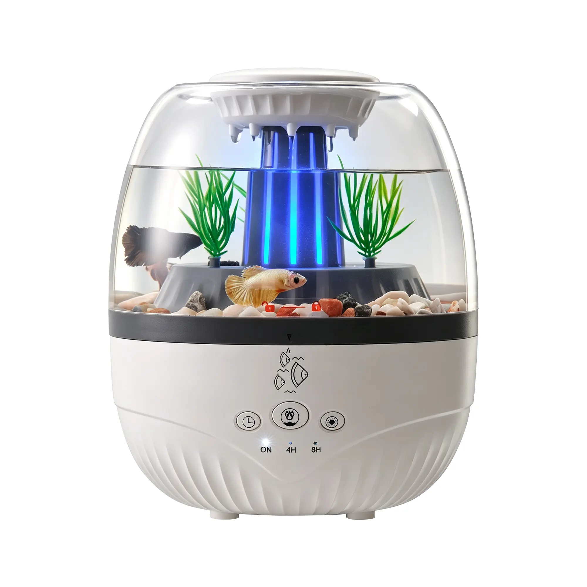 350ml 2026 Teardrop Raindrops Humidifier - Fish Tank-Style Office Aromatherapy Diffuser with Timer, LED Colors, Automatic Shut-Off, Quiet Operation, Diffuser for Home, Ideal Gift for Loved Ones