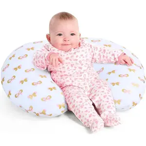 Little Grape Paradise Nursing Pillow for Mothers 0-16 Months Old Butterfly Shape Removable Pillowcase Breathable Filling Multifunctional Support Pad