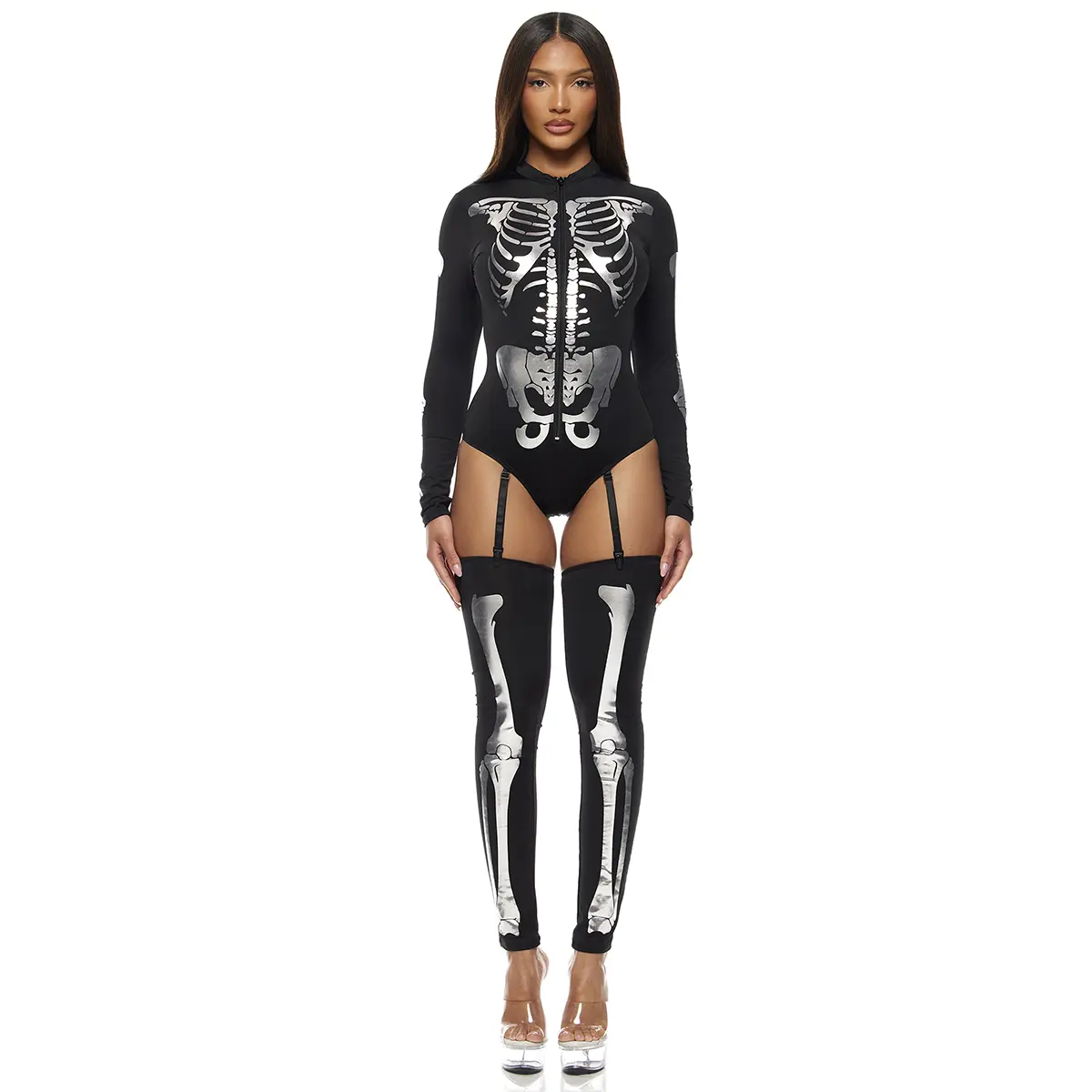 Forplay Women's Halloween Pick A Bone Sexy Skeleton Costume