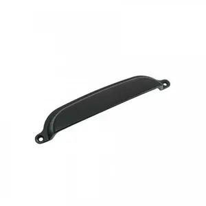 212 MAIN 6-in Oil Rubbed Bronze Riverstone Cabinet Cup Pull - Zinc Construction, 6-in Length, Door Hardware