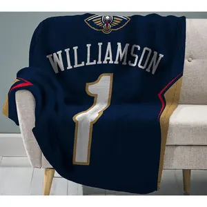 NBA New Orleans Pelicans Zion Williamson 60" x80" Blanket