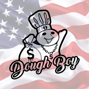 DoughBoy Vinyl Decal 5inch - Weatherproof UV-Resistant Easy Peel & Stick for Vehicles Gear Lockers & More - Premium Indoor/Outdoor Vinyl