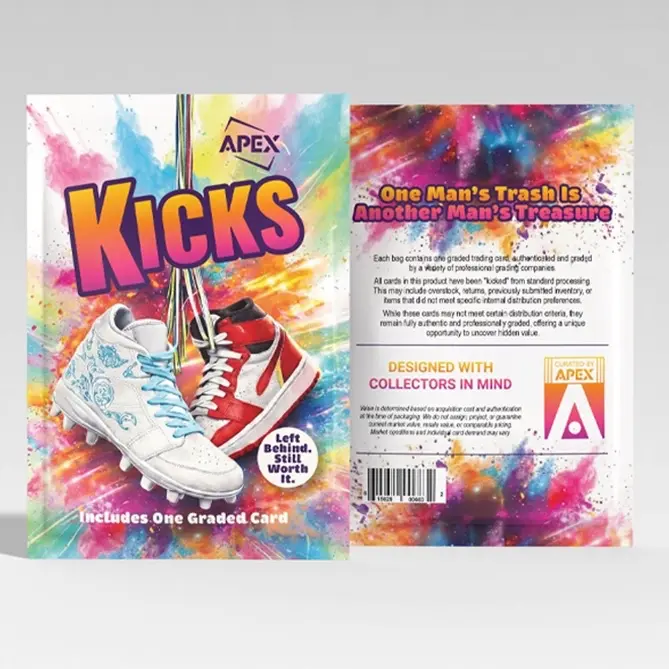 PYT (25) Apex Kicks Repacks - 1 graded Card per Pack