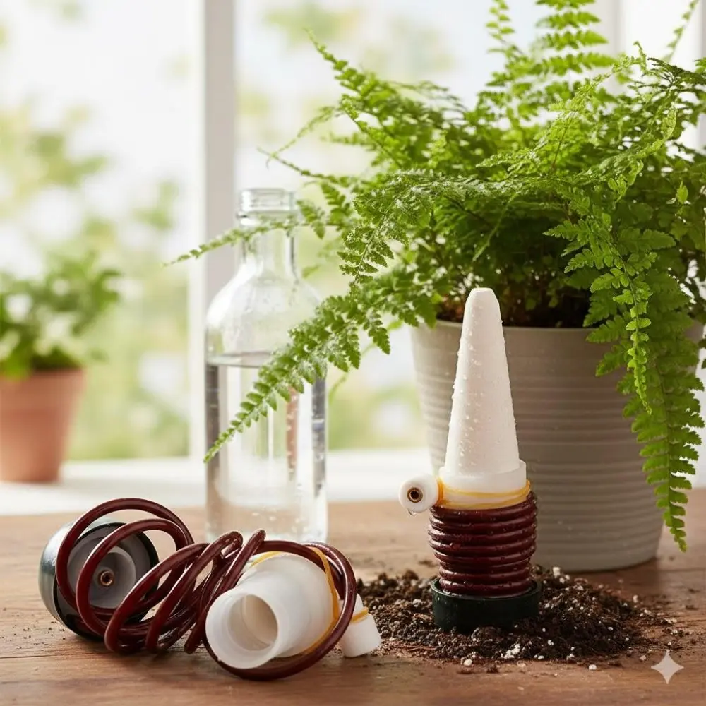 Silent Smart Auto Watering System Kit: Automatic Plants Watering, Indoor Plant Drip Irrigation for Potted Plants. Efficient, Leak-Proof Watering Solution for Home & Office. Easy Setup, Saves Time & Water for Houseplants and Flowers.