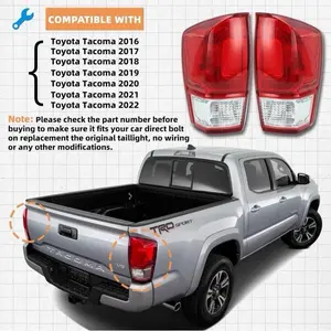 2016-2021 Toyota Tacoma TRD Rear Tail Lights Brake Turn Signal Lamp Pair