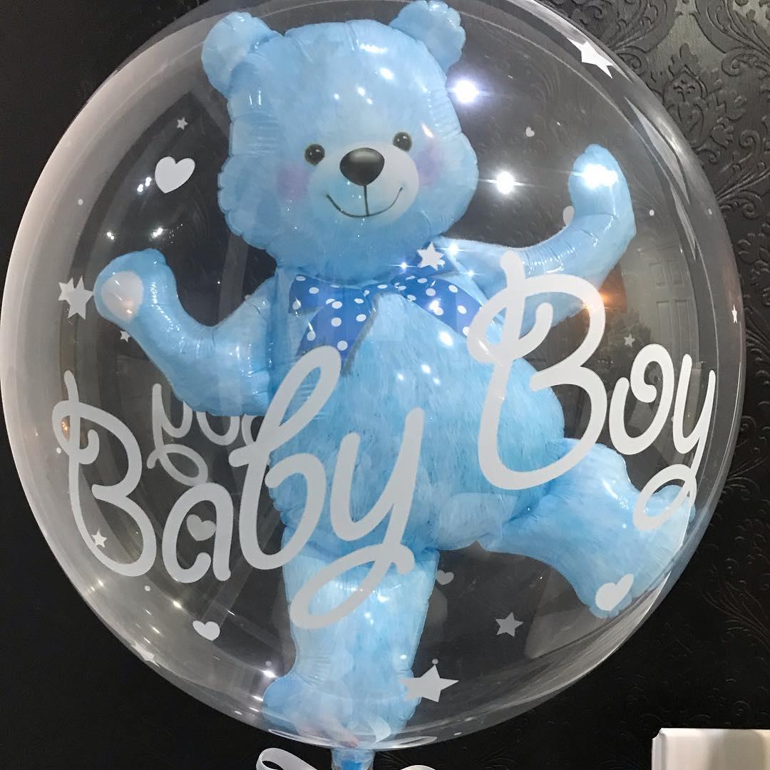 Bear Transparent Ball – Clear Decorative Toy or Collectible Ornament