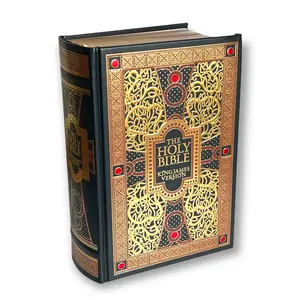 The Holy Bible King James Version KJV Illustrated Gustave Dore - Collectible Leather Bound Hardcover