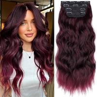 20inch Ombre Wine Red Hair Extension