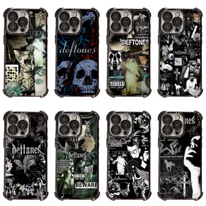 Fashionable Band D-Deftones Y2K Style Gothic INS Phone Case for IPhone 17 16 15 14 13 12 11 Pro Max Plus Air Protective Fashion Drop-proof Gift Unique Design