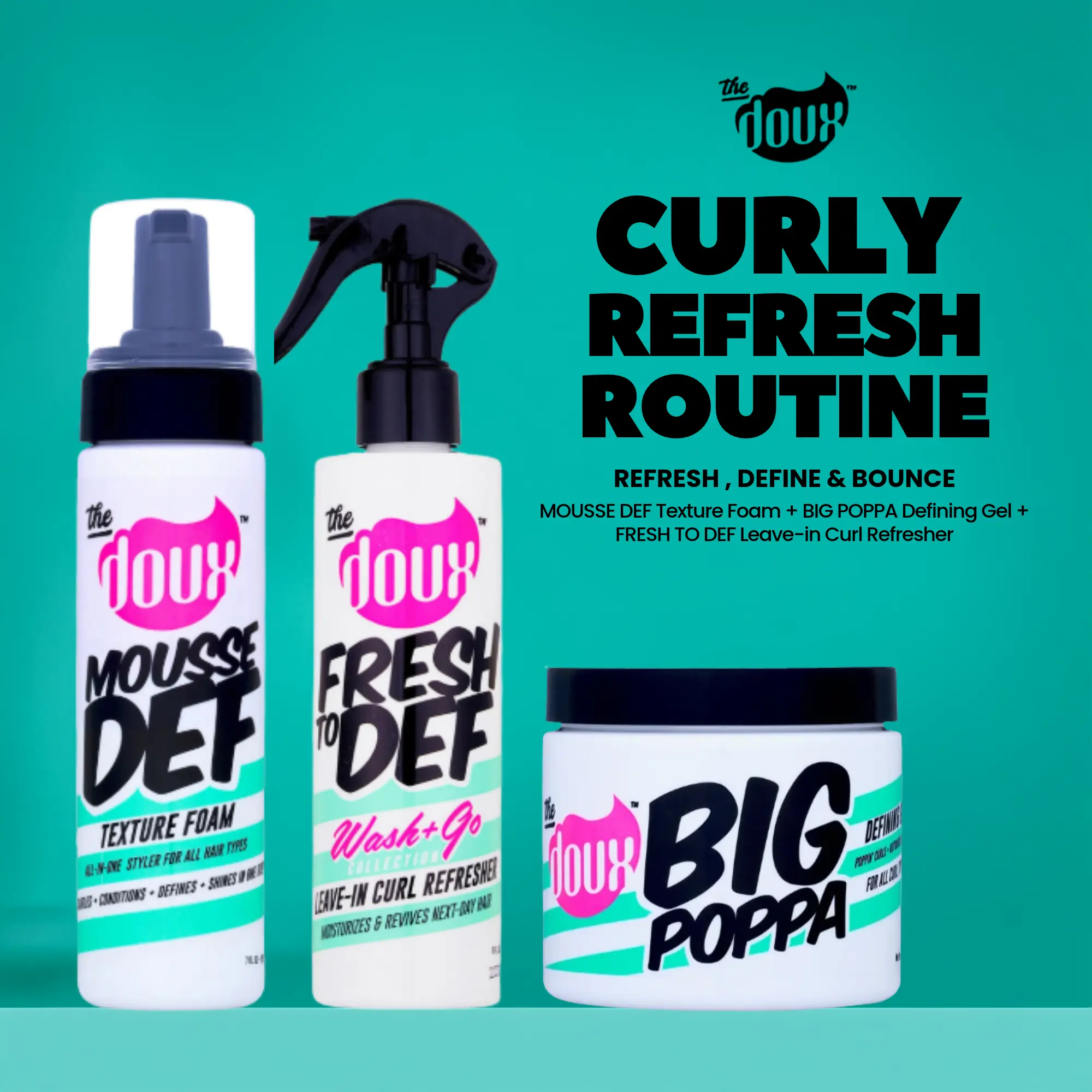 Curly Refresh Routine