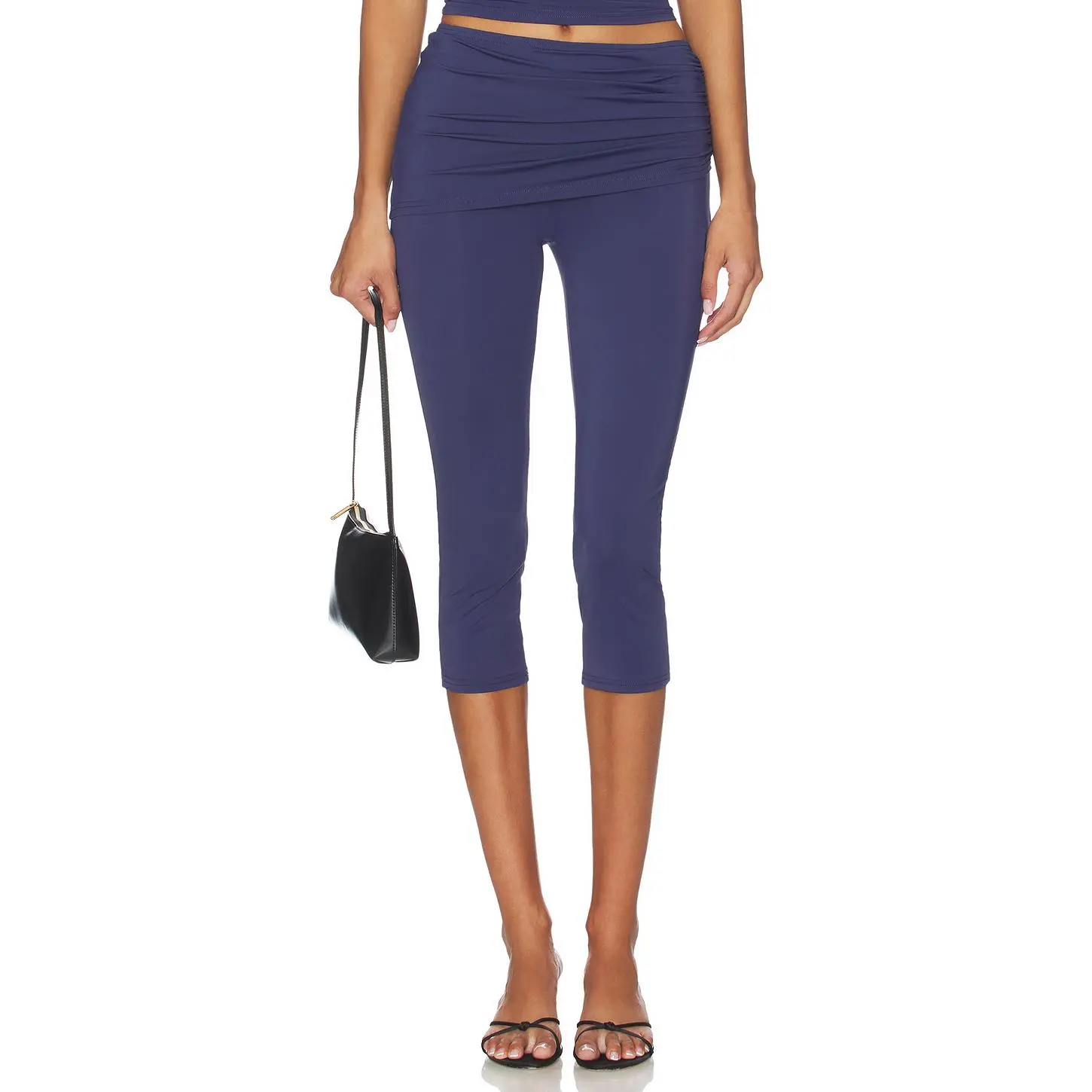 Nakedvice The Berlin Capri Pant in Midnight Blue