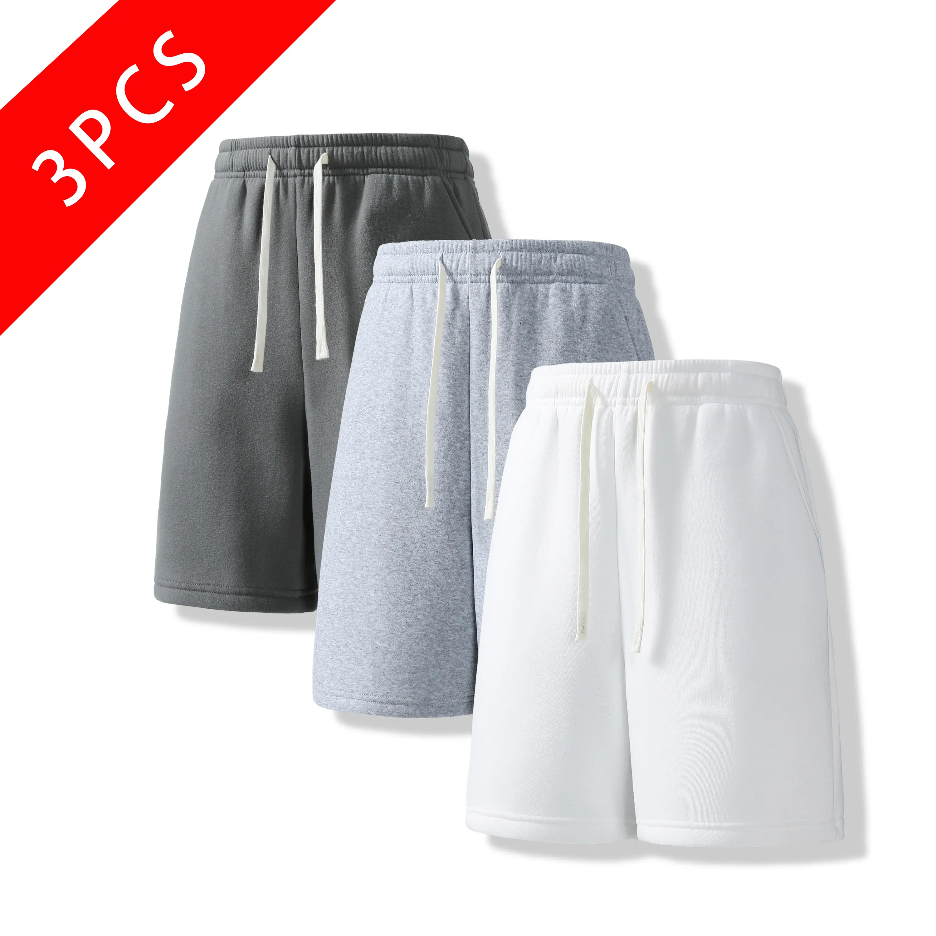 White + Light Gray + Dark Gray