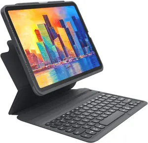 ZAGG Pro Keys Detachable Case and Wireless Keyboard for Apple iPad Pro 11-inch (Gen 1,2,3,4) and iPad Air (Gen 4,5,& M2), Multi-Device Bluetooth Pairing, Apple Pencil Holder, 6.6ft Drop Protection