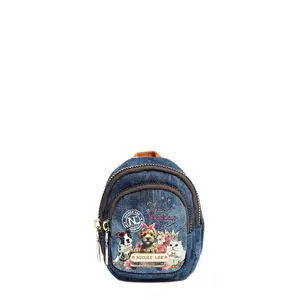 Denim Backpack Coin Purse