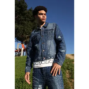 Edinburgh Rhinestone Denim Jacket